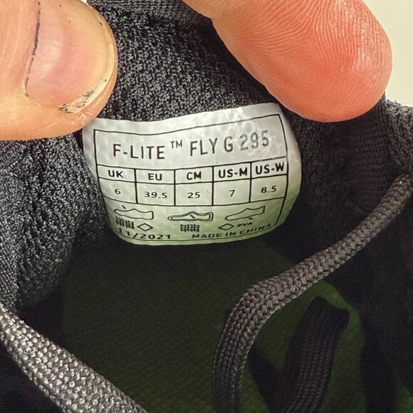 INOV8 F-lite Fly G 295 Running Sneakers Women 8.5 Black White Mesh Low Top Shoes - Picture 10 of 10